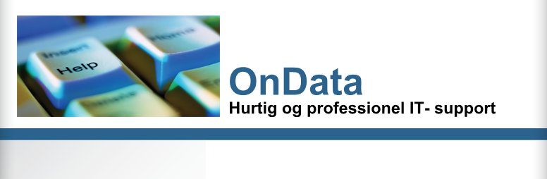OnData - Hurtig og professionel IT- support